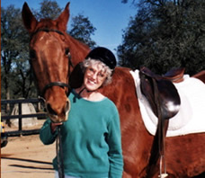 Jeri Chase Ferris and her horse