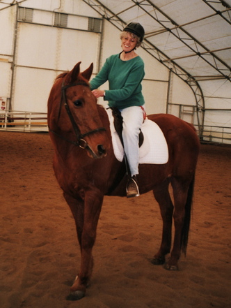 Jeri Chase Ferris on horse